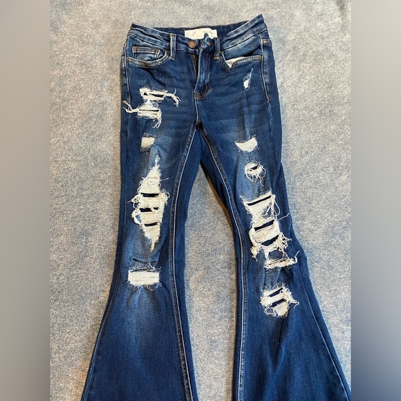 bridge by gly Denim - Bridge by gly • womens size 23 • mid rise super wide flare